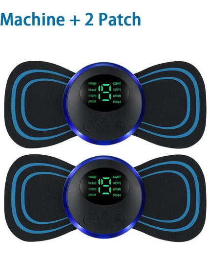 Portable Electric Neck Massager with 8 Adjustable Modes - Full Body Muscle Relaxation Stimulator