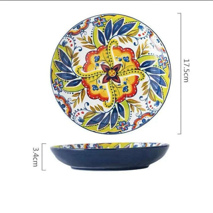 Nordic Vintage Elegance Ceramic Dining Set - Enrich Your Table with Timeless Beauty