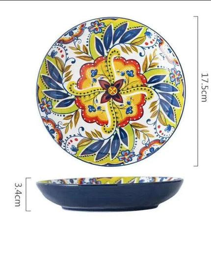 Nordic Vintage Elegance Ceramic Dining Set - Enrich Your Table with Timeless Beauty