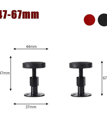Adjustable Bed Frame Stability Kit with Noise Reduction and Wall Protection