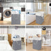 Oversized Waterproof Laundry Basket with 75L Capacity and Ergonomic Handles