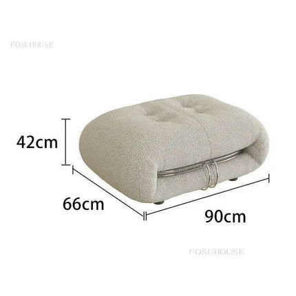 Italian-Inspired Cozy Single Sofa for Stylish Apartment Living