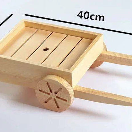Elegant Wooden Sushi Presentation Platter - Stylish Japanese Dining Essential for Sushi and Snacks