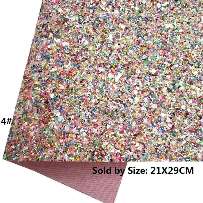 Glittery Pink Tiger & Serpent Faux Leather DIY Crafting Set