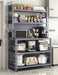 Chic Modular Patio Sideboard: Elegant Display for Kitchen Essentials