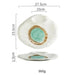 Artisanal Japanese Ceramic Plate for Elegant Dining Experiences
