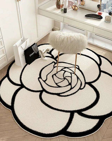 Floral Elegance Plush Carpet - A Cozy and Stylish Home Must-Have