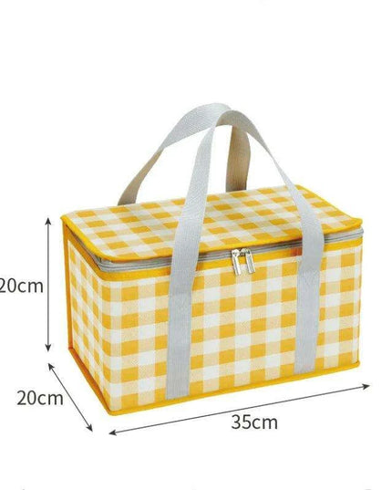 Stylish Outdoor Companion: Versatile Waterproof Picnic Handbag with Easy-Clean Features
