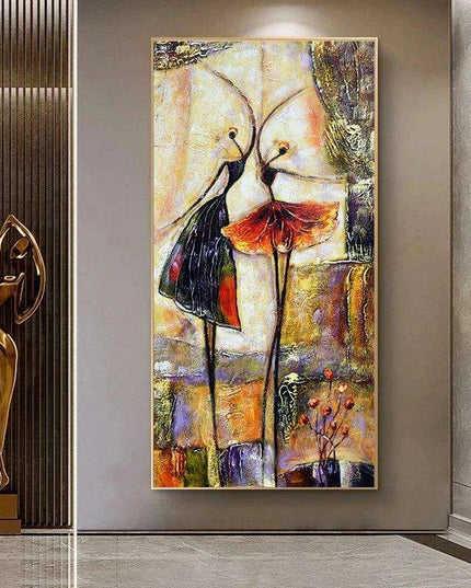 Customizable Ballet Dancer Canvas Art Print for Stylish Home Décor