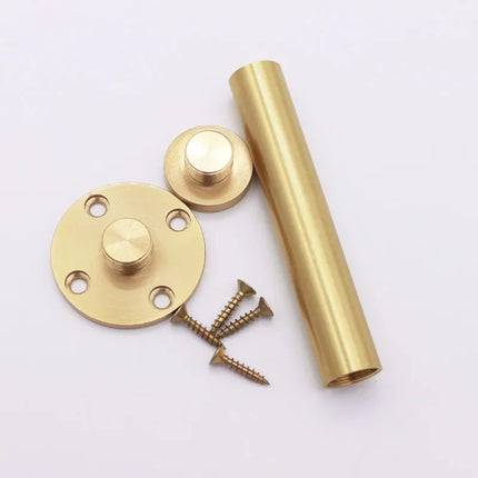 Luxury Solid Brass Furniture Leg — Minimalist Cabinet & Sofa Support Foot, 110mm to 210mm