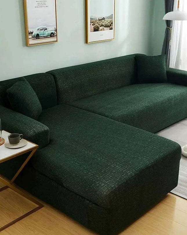 Elegant L-Shape Stretch Sofa Slipcover for Ultimate Couch Protection