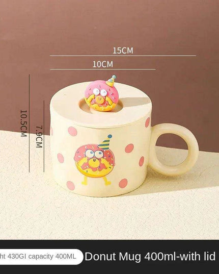 Charming Panda Pair Ceramic Coffee Mugs - A Delightful Duo