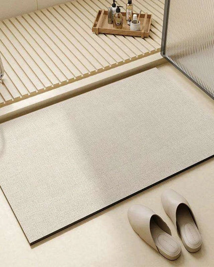 Chic Diatomite Bath Mat Set - Stylish Water-Absorbing Toilet Ensemble