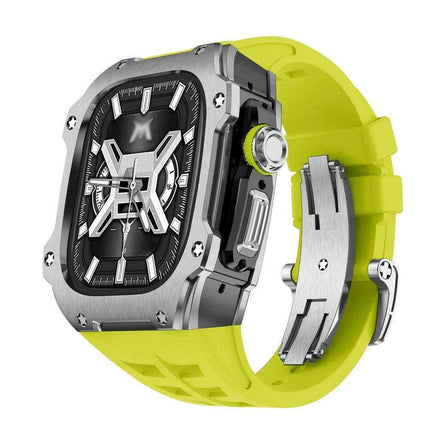 Premium 49mm Stainless Steel Apple Watch Case and Band - Redefine Your Elegance