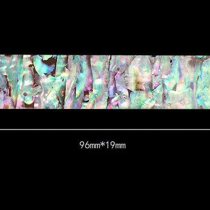 Luminous Iridescent Abalone Celluloid Guitar Head Veneer Sheet for Luthiers - 1PC Inlay Strips