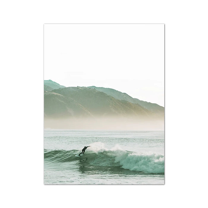 Tropical Surf Gallery Wall Art Prints - Ocean Breeze Collection
