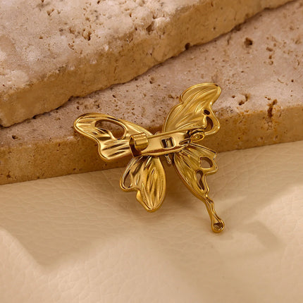 Personal for You Store Gold Plated Butterfly Brooch - Trendy Aesthetic