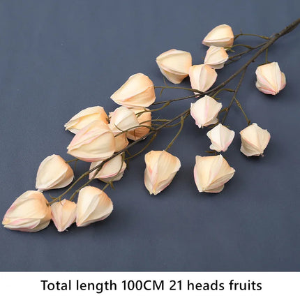 XUELY 21 Heads Foam Lantern Flower Branch - Wedding & Home Decor