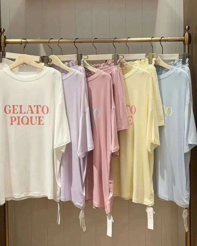 Ladies Stylish Modal Pajama Set - Cozy Summer Shorts Sleepwear for Relaxation