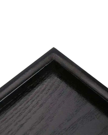 Elegant Rectangular Wooden Serving Tray Set - Eco-Friendly Tea Accessories in 3 Sizes