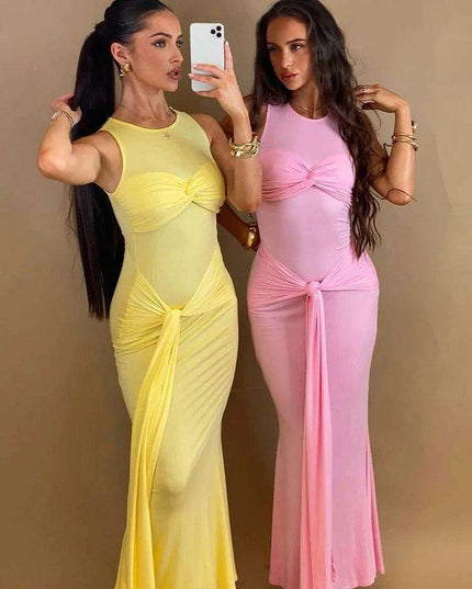 Knit Drape Dress: Effortless Elegance for Every Occasion