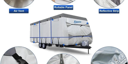 GreatWall Waterproof RV Cover - Durable Protection for Camper Trailers
