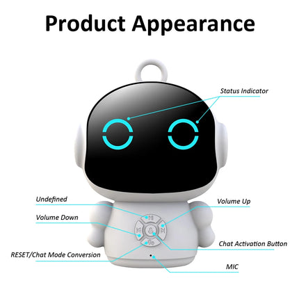 Tuya Smart AI Robot WiFi Early Education Toys for Children Speech Recognition & Voice Interactive Educational Learning Machine tuya-smart-ai-robot-wifi-early-education-toys-for-children-speech-recognition-voice-interactive-educational-learning-machine