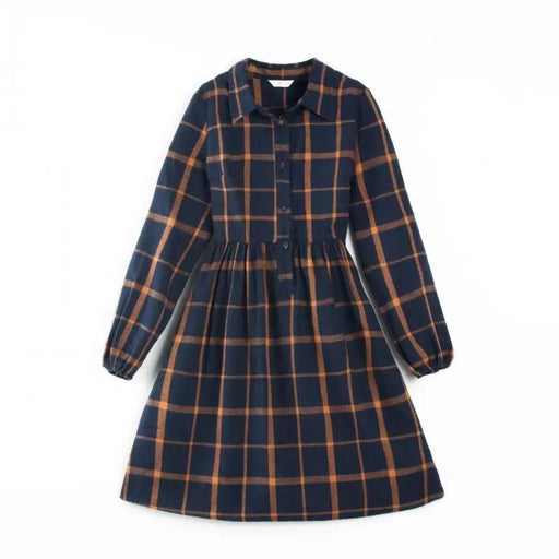 Coordinated Vintage Plaid Family Autumn Attire