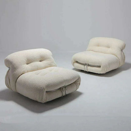 Italian-Inspired Cozy Single Sofa for Stylish Apartment Living