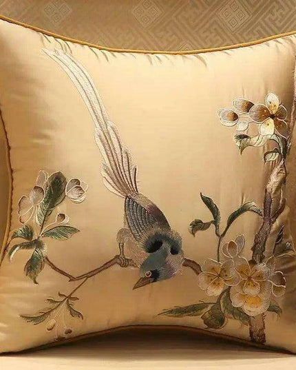 45x45/50x35cm Chinese Traditional Embroidered Bird Cushion Cover