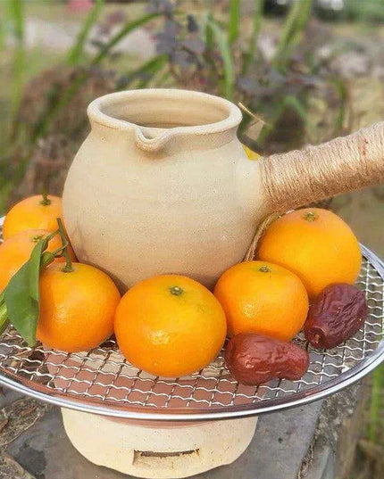 Artisanal Clay Tea Brewing Set with Handcrafted Justice Cup for an Elevated Experience