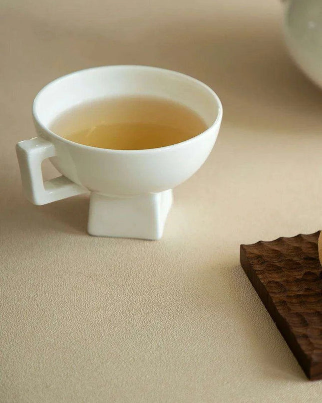 Regal Elegance: Medieval Red Bone China Tea Cup Collection