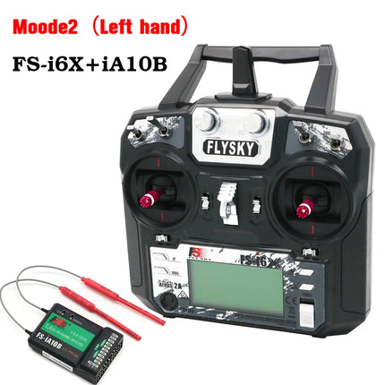 FLYSKY FS-i6X 10CH Radio Transmitter 2.4GHz with X6B Receiver for RC D