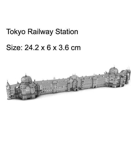 Global Landmark 3D Metal Puzzle Set: Construct and Discover Iconic Structures