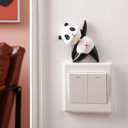 Cute Cartoon Resin Light Switch Cover Decoration