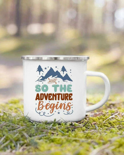 Nature's Adventure Enamel Mug: The Essential Companion for Outdoor Lovers