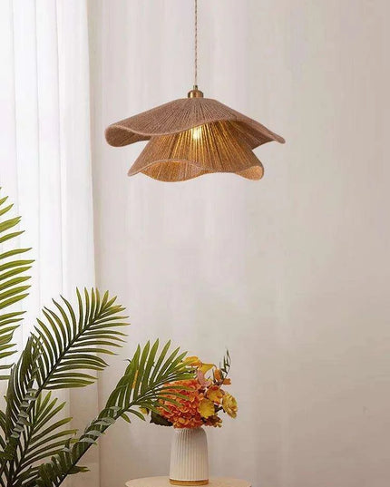 Japanese Wabi Sabi Hemp Rope Chandelier