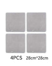 4pcs Grey 28x28cm