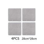 4pcs Grey 28x28cm