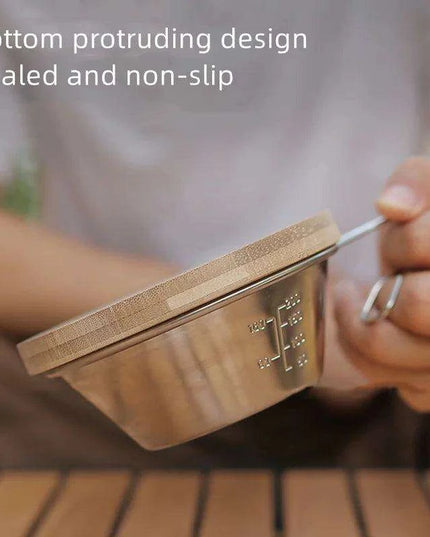 Stylish Eco-Friendly Bamboo Outdoor Serving Tray with Lockable Lid for Elegant Entertaining