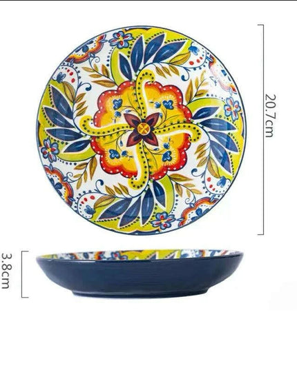 Nordic Vintage Elegance Ceramic Dining Set - Enrich Your Table with Timeless Beauty