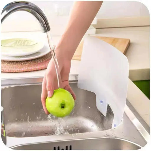 Sink Splash Guard - Sleek Transparent Shield with Easy Suction Cup Installation