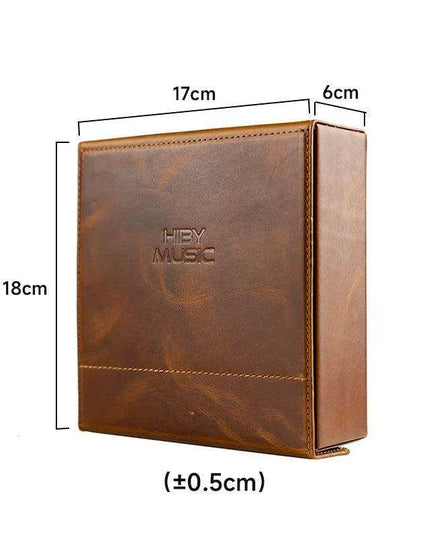 Luxurious Italian Flannelette Storage Case for USB DAC & Headphone Accessories