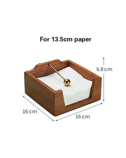 Sophisticated Wooden Tissue Holder Ensemble: Upgrade Your Dining Atmosphere