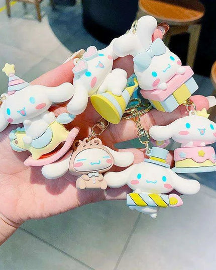 Cinnamoroll Character Keychain - Whimsical Bag and Key Charm for a Playful Touch