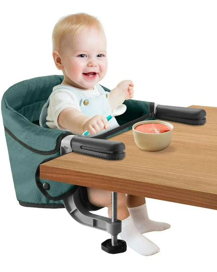 Portable Child's High Chair with Secure Harness and Foldable Design