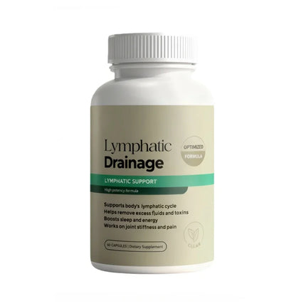 Lymphatic Drainage & Detox Capsules — Dandelion Root & Cleavers Extract