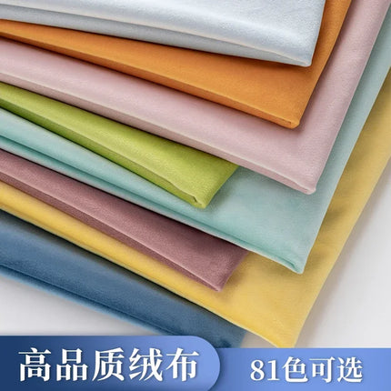 Thickened Polyester Velvet Fabric — 150cm Wide, 450g/m²