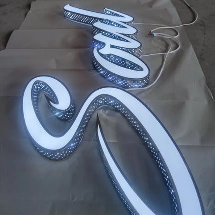 ZX SIGN Custom Front & Side Lit LED Channel Letters for Exterior Use