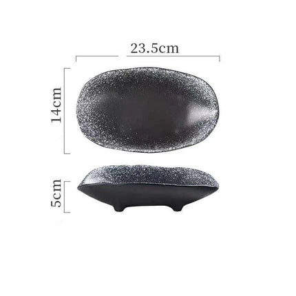 Chic High-Legged Ceramic Serving Bowl for Contemporary Dining Style